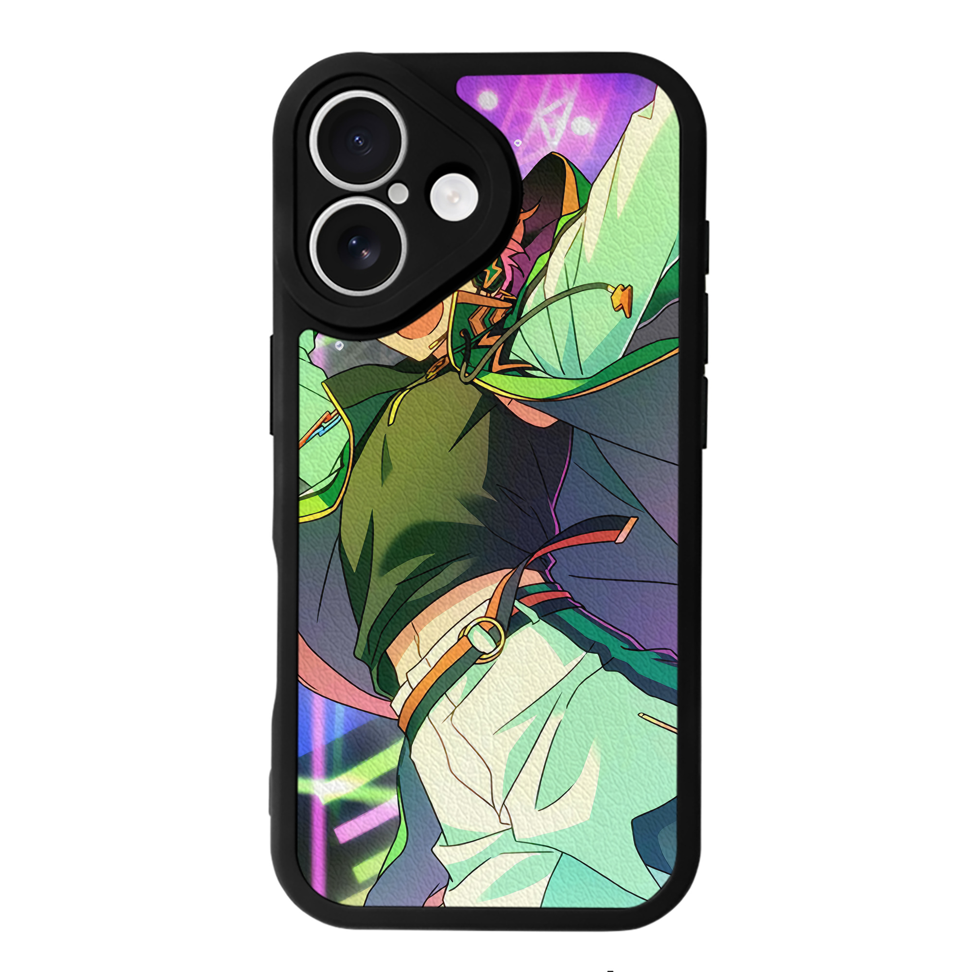（画像用） あんさんぶるスターズ! Ensemble Stars 【iPhone 16シリーズ対応】シリコンスマホケース（レザー調） 材質：シリコン